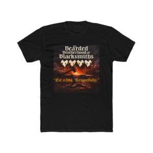 Bearded Brotherhood of Blacksmiths Tee — "Eat a d***. Respectfully." Graphic T-Shirt